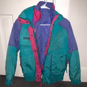Columbia Women's Retro Ski Jacket, Powder Keg
